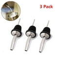 thumbnail image 1 of 3 Pack Wine Pourer Stainless Steel Olive Oil Dispenser Spout Bottle Pourers, 1 of 9