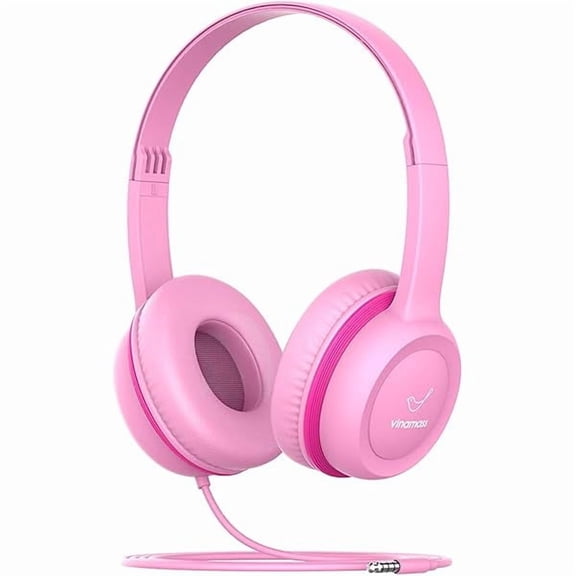 Kids Headphones, Ear Headphones for Kids, Wired Headphones with Safe Volume Limiter 85dB, Kids Headphones with Cord 3.5mm Jack Wired for Children/School