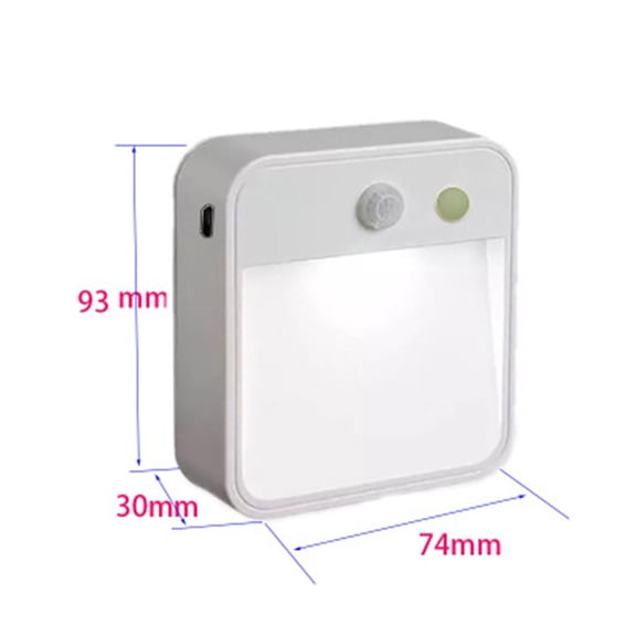 3 Pack Wireless LED Motion Sensor Night Light, PIR Infrared Auto On/Off for Stairs Cabinets Hallway