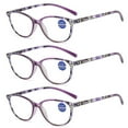 thumbnail image 1 of 3 Pack Womans Presbyopic Glasses Spring Hinge Reading Glasses Blue Light Blocking Grace Readers, 1 of 4