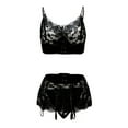 (3Pack)Women Sets with Your Side of The Bed Garter Belt 3 Piece Womens