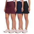 thumbnail image 1 of 3 Pack Women's 16" Skorts Skirts with Built In Shorts Pockets High Waisted, 1 of 6