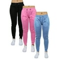 thumbnail image 1 of 3-Pack Women's Classic Fleece Jogger Sweatpants (Sizes, S-3XL), 1 of 2