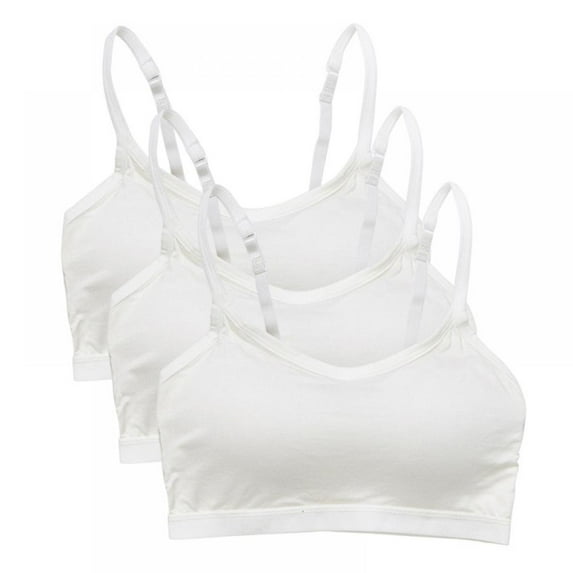 3 Pack Women's Comfort Seamless Bralette Removable Padded Wireless Bra