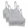 thumbnail image 1 of 3 Pack Women's Comfort Seamless Bralette Removable Padded Wireless Bra, 1 of 7