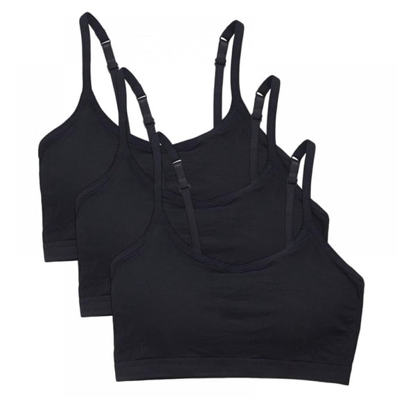 3 Pack Women's Comfort Seamless Bralette Removable Padded Wireless Bra
