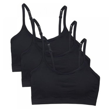 3 Pack Women's Comfort Seamless Bralette Removable Padded Wireless Bra