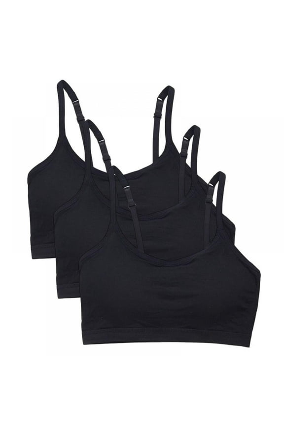 3 Pack Women's Comfort Seamless Bralette Removable Padded Wireless Bra