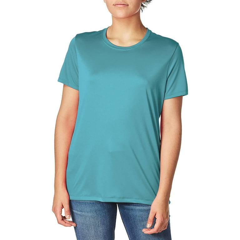 3 Pack Women s Cool Dri FIt Moisture Wicking Fit Short Sleeve Crew Neck T Shirts