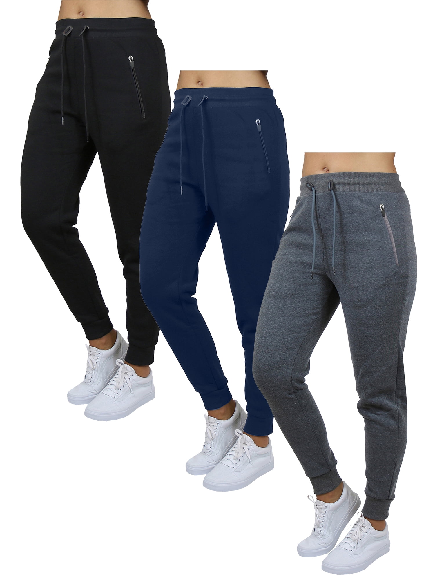 Galaxy by Harvic Slim Fit Heavyweight Fleece-Lined Women’s Joggers