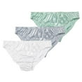 thumbnail image 1 of 3 Pack Women's Frill Trim Underwear Briefs Hipster Panty Satin Panties, 1 of 8