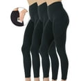 thumbnail image 1 of 3-Pack Women's High Waist Yoga Leggings with Two Side Pockets Sports Legging Pants, 1 of 6