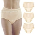 thumbnail image 1 of Women's Nylon Incontinence Panties 3-Pack, 1X, Regular Absorbency (3 Count), 1 of 12