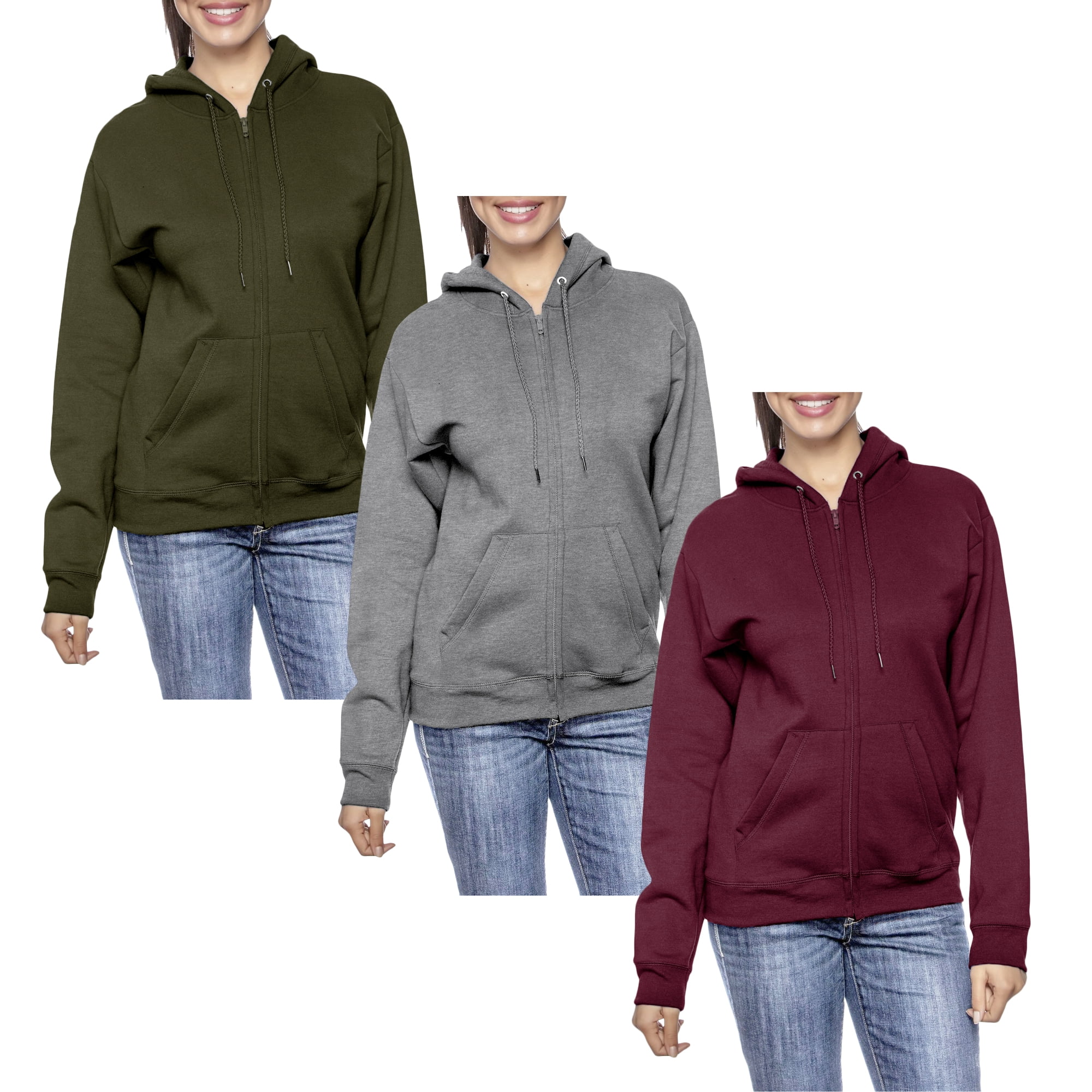 LazyPants Women's Fleece Lined Oversized Boyfriend Sweatshirt Hoodie