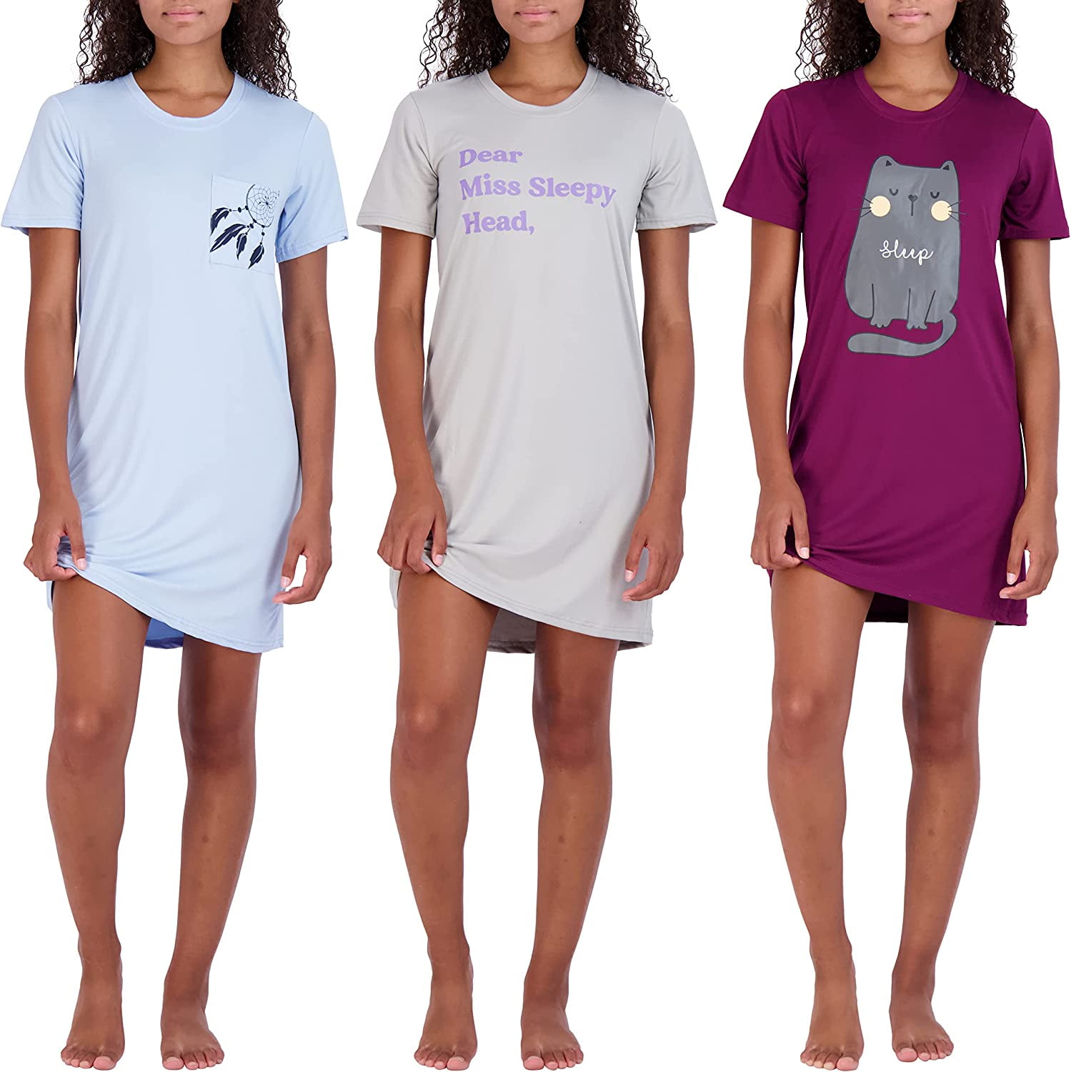 Womens night dress offer price Sleep All Day Printed