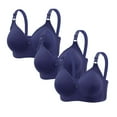 thumbnail image 1 of 3-Pack Women's Seamless Everyday Bra with Soft Support and Lifting Fit, 1 of 7