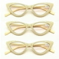 thumbnail image 1 of 3 Pack Womens Cat Eye Reading Glasses Sexy Readers Presbyopic glasses for Women, 1 of 4