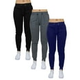 thumbnail image 1 of 3-Pack Womens Loose Fit French Terry Fashion Jogger Lounge Pants (S-2XL), 1 of 9