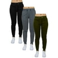 thumbnail image 1 of 3-Pack Womens Loose Fit French Terry Fashion Jogger Lounge Pants (S-2XL), 1 of 9