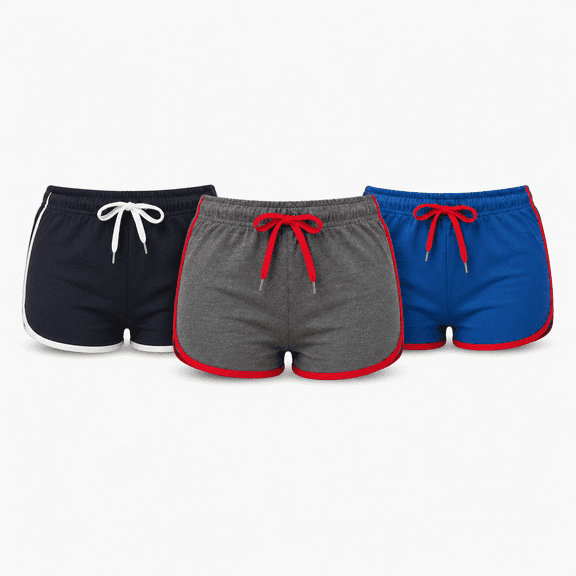 3 Pack: Womens Moisture-Wicking Ladies Hot Shorts - Ideal for Yoga, Running, and Everyday Wear