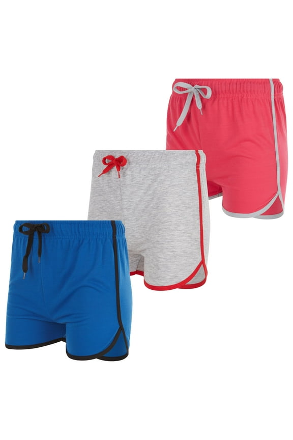 3 Pack: Womens Moisture-Wicking Ladies Hot Shorts - Ideal for Yoga, Running, and Everyday Wear