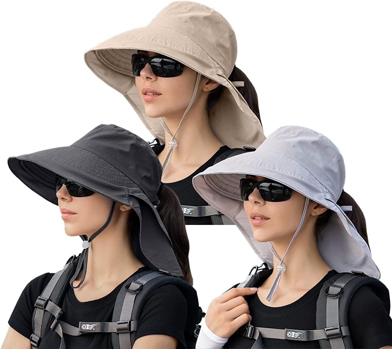 Wide Brim UPF 50 Sun Hat with Patented Ponytail Opening, Lightweight Wide Brim Beach Hat, Women main image 2