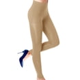thumbnail image 1 of 3-Pack Womens Seamless High Waisted Stretch Long Workout Yoga Fitness Leggings Pants-Nude L/XL, 1 of 5