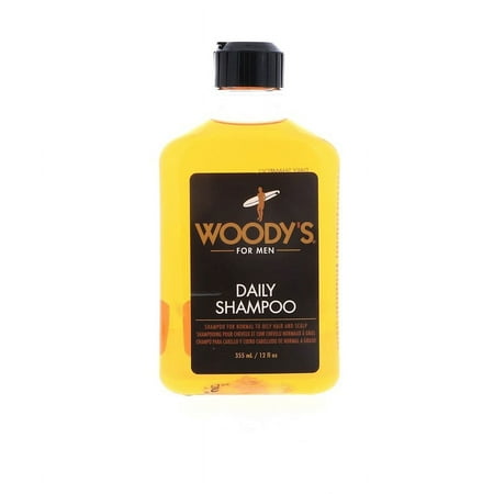 3 Pack - Woody's Daily Shampoo For Men, 12 oz