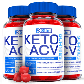 (3 Pack) X Slim Keto ACV Gummies - Supplement for Weight Loss - Energy & Focus Boosting Dietary Supplements for Weight Management & Metabolism - Fat Burn - 180 Gummies