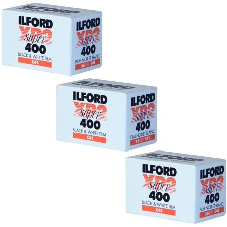 3 Pack - XP2 Super 400 135-36 Black & White Film