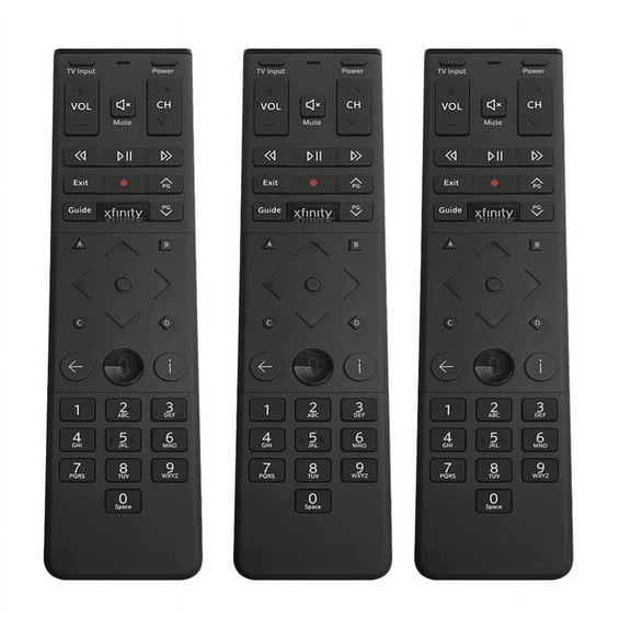 (3 Pack) Xfinity Comcast XR15 Voice Control Remote for X1 Xi6 Xi5 XG2 (Backlight)