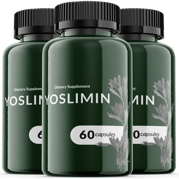 (3 Pack) Yoslimin - Keto Weight Loss Formula - Energy & Focus Boosting Dietary Supplements for Weight Management & Metabolism - Advanced Fat Burn Raspberry Ketones Pills - 180 Capsules