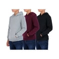 thumbnail image 1 of 3 Pack: Youth Fleece Long Sleeve Soft Pullover Hoodie Sweatshirt - Boys & Girls, 1 of 5