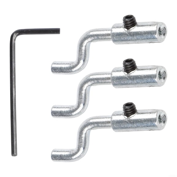 3 Pack Z-Bend Throttle Cable Ends For Lawn Mowers, for MINI Bikes & Go-Karts, Adjustable Steel Repair Fittings, for MINI Bike Throttle