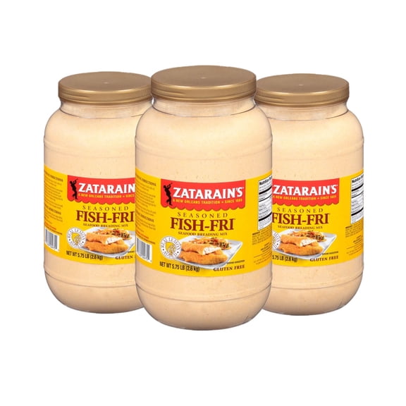 3 Pack | Zatarain's Seasoned Fish-Fri, 5.75 lbs
