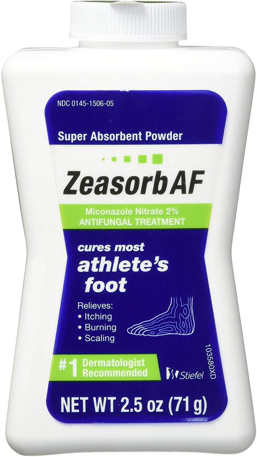 3 Pack Zeasorb Antifungal Treatment Powder, Athletes Foot, 2.5 oz