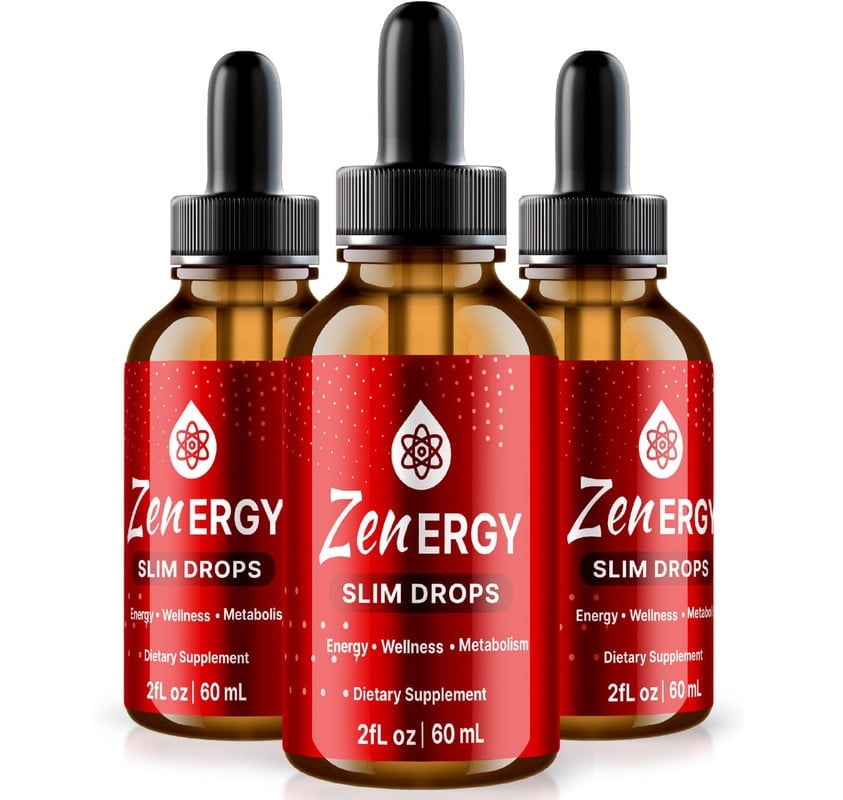 (3 Pack) Zenergy Drops, Zenergy Advanced Formula Drops, Maximum Strength Drops for Weight Loss, All Natural Support, Zenergy Vitamins for Overall Health, Official Reviews (180 ml)