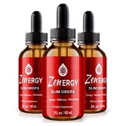 3 Pack Zenergy Drops, Zenergy Advanced Formula Drops, Maximum Strength Drops for Weight Loss, All Natural Support, Zenergy Vitamins for Overall Health, Official Reviews 180 ml