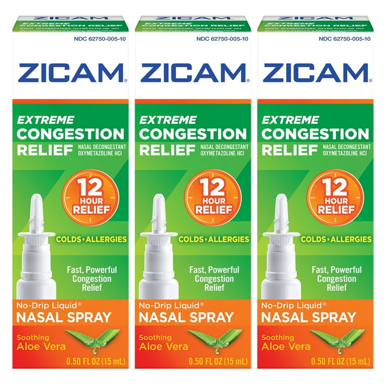 The Emerson Group, 3 Pack Zicam Extreme Congestion Relief Nasal