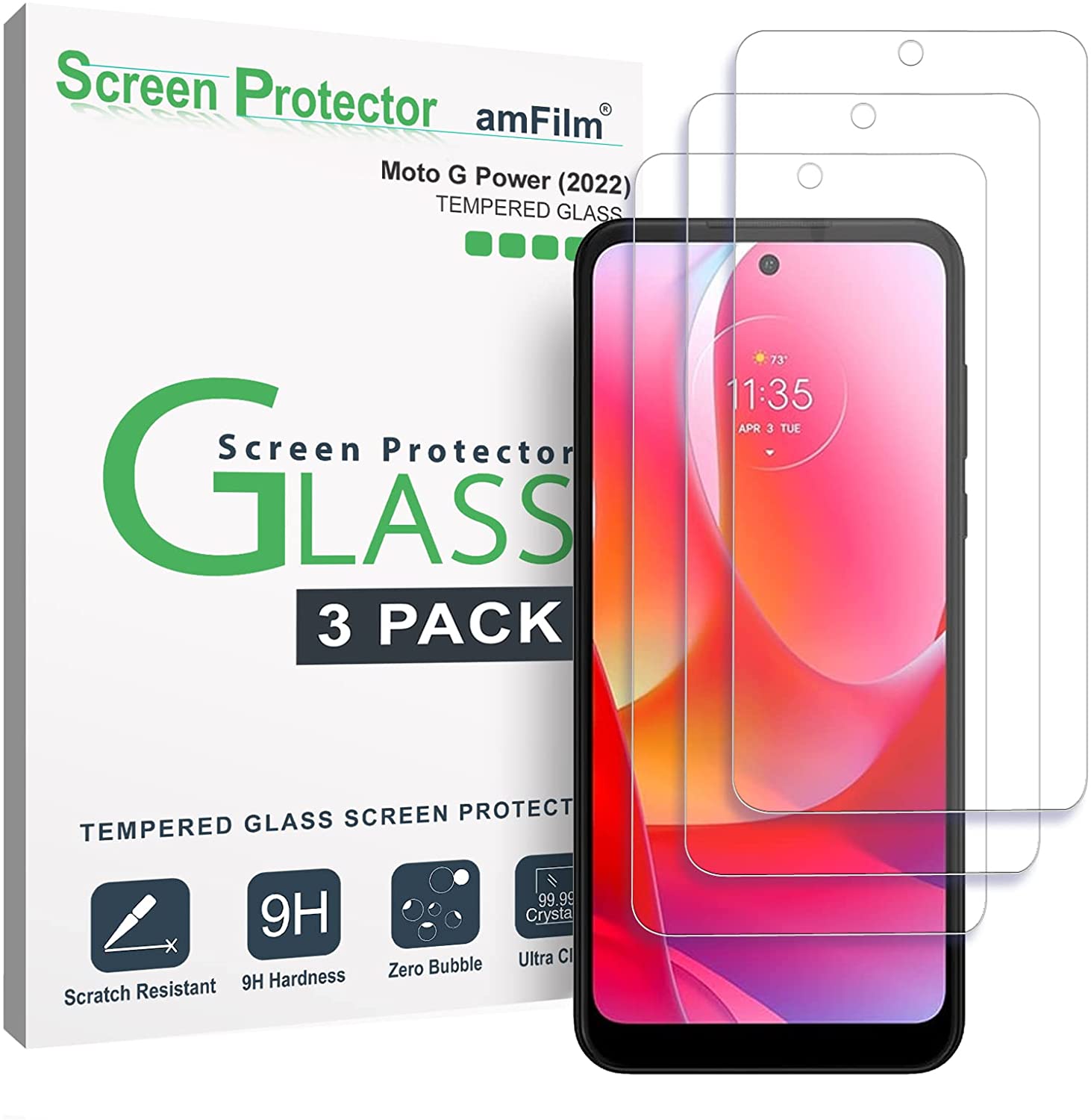 DuraGlass Tempered Glass Screen Protector for Moto G Stylus 5G