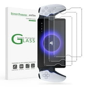 (3 Pack) amFilm Tempered Glass Screen Protector for PlayStation Portal Remote Player 8 inch, Transparent Ultra HD, Anti-Scratch, Anti-Fingerprint