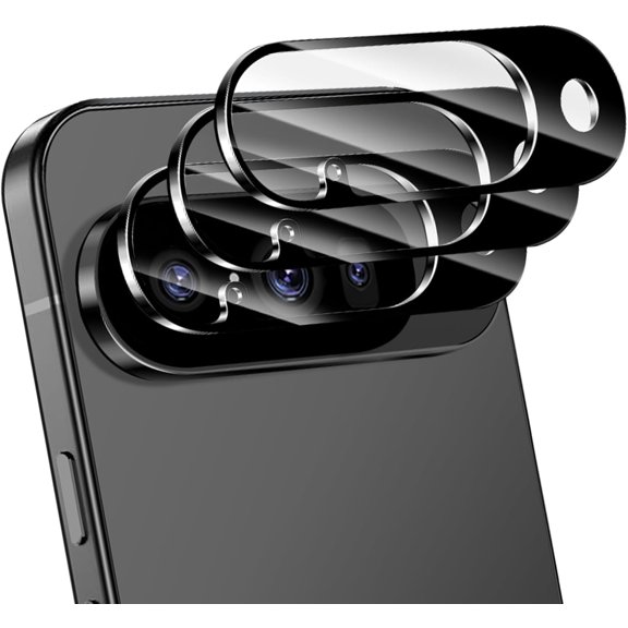 3 Pack for Google Pixel 10 Camera Lens Protector,Tempered Glass 9 Hardness,Anti-Scratch High Definition Camera Screen Protector for Pixel 10