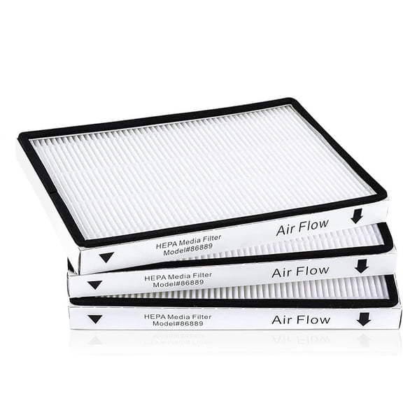 3 Pack for Kenmore HEPA Media Filter 86889 mc-v199h 40324 for Kenmore EF-1 Vacuum Cleaner Replacement Set, Compare to Part # 86889