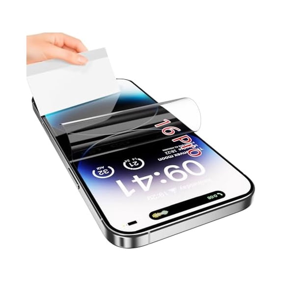 3 Pack for iPhone 16 Pro Privacy Films Screen Protectors, Fingerprint Unlock, Anti Scratch, Bubble Free, Ultra Thin, Easy Installation for 16 Pro