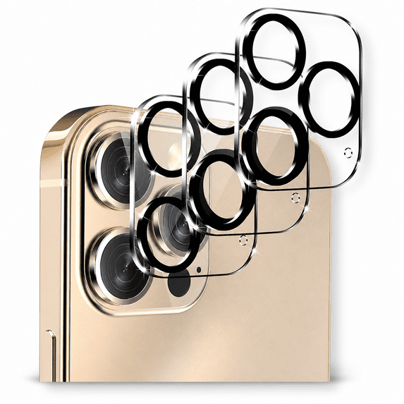 3 Pack iPhone 12 Pro Max Tempered Glass Camera Lens Protector