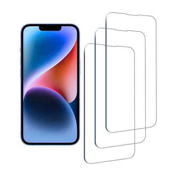 Qixxronics (3-Pack) iPhone 13 mini Screen Protector, Tempered Glass Screen Protector