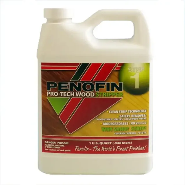 3-Pack of 1 qt Penofin FTECHQT Pro-Tech Step #1 - Wood Stripper