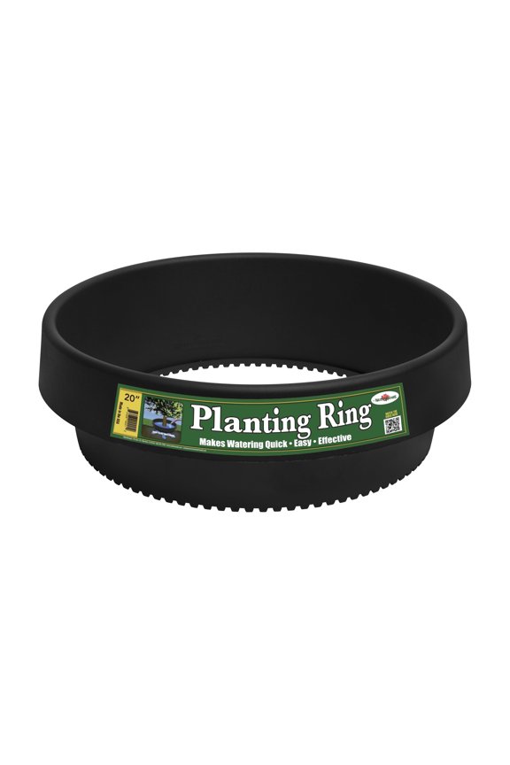 3 Pack of 20 inch WaterRounds Planting Rings Water Retention Protects Roses & Shrubs, Separates Rock, Mulch & Grass