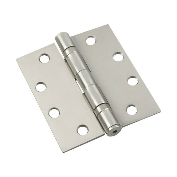 3 Pack of 4-1/2" Mortise Ball Bearing Butt Hinge Brushed Nickel