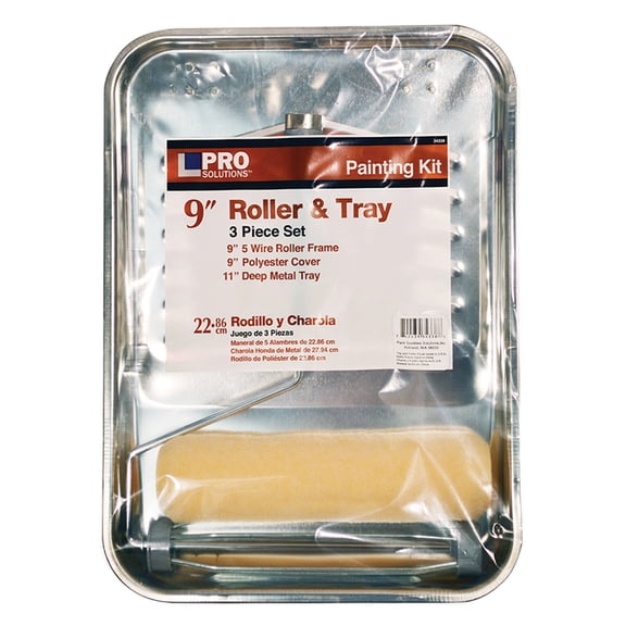 3-Pack of 9” Pro Solutions 34338 Polyester Painting Set, 3-Piece